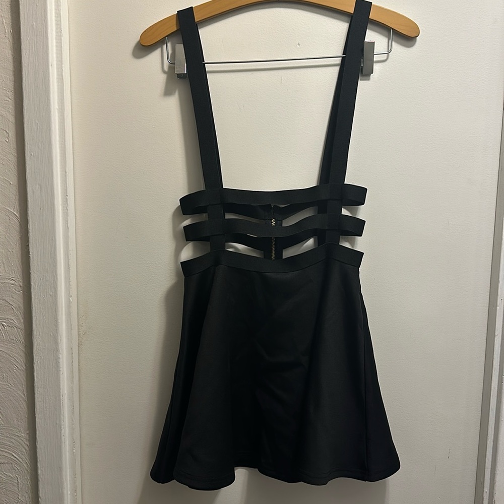 Black skirt with Suspenders